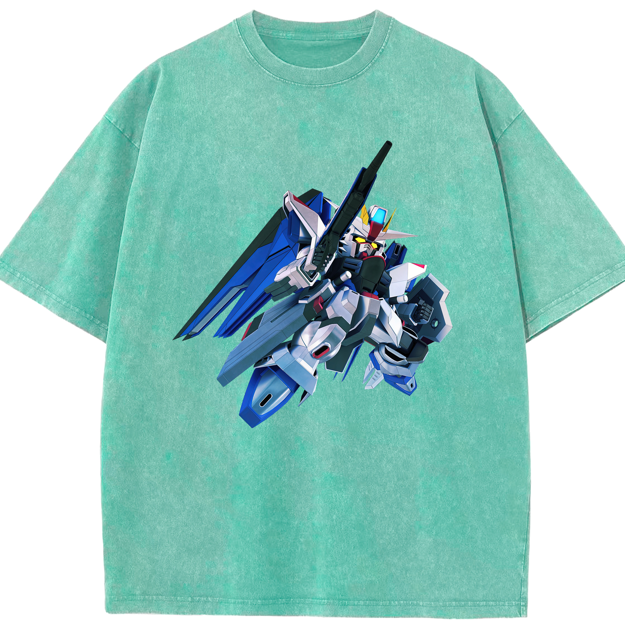（画像用） 機動戦士ガンダム Mobile Suit Gundam 綿100% ヴィンテージ風 半袖Tシャツ（フロントプリント）